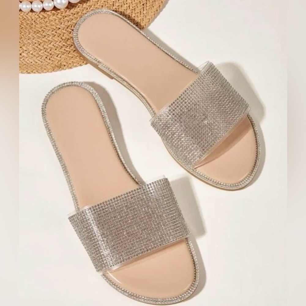 SHEIN Rhinestone Sandals